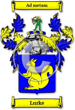 Lurke Family Crest Download (jpg) Legacy Series - 150 DPI