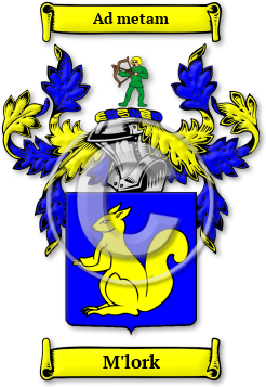 M'lork Family Crest Download (jpg) Legacy Series - 150 DPI