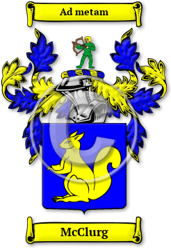 McClurg Family Crest Download (jpg) Legacy Series - 150 DPI