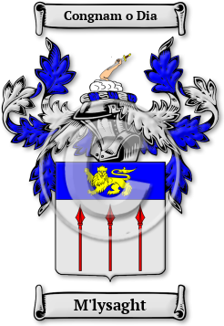 M'lysaght Family Crest Download (jpg) Legacy Series - 150 DPI
