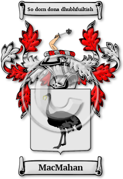 MacMahan Family Crest Download (jpg) Legacy Series - 150 DPI