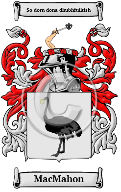 MacMahon Family Crest Download (JPG) Heritage Series - 600 DPI