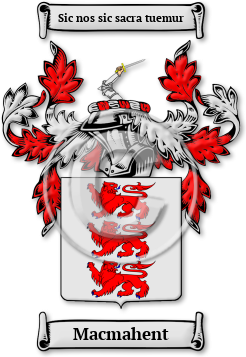 Macmahent Family Crest Download (JPG) Legacy Series - 600 DPI