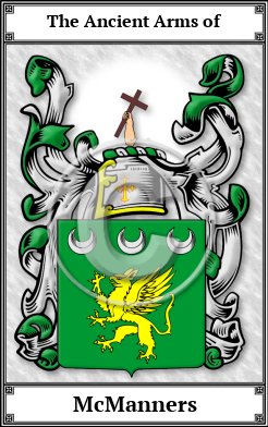 McManners Family Crest Download (JPG)  Book Plated - 150 DPI