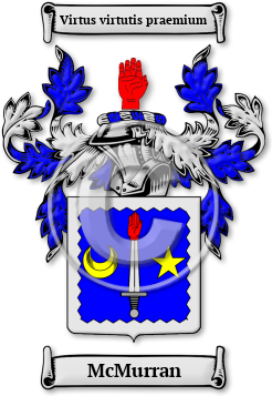 McMurran Family Crest Download (jpg) Legacy Series - 150 DPI