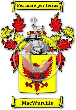 MacWurchie Family Crest Download (JPG) Legacy Series - 600 DPI