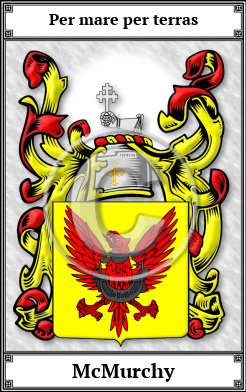 McMurchy Family Crest Download (JPG)  Book Plated - 150 DPI