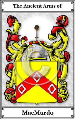 MacMurdo Family Crest Download (JPG)  Book Plated - 150 DPI