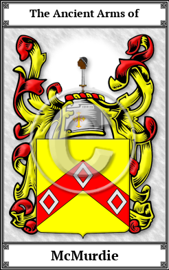 McMurdie Family Crest Download (JPG)  Book Plated - 150 DPI