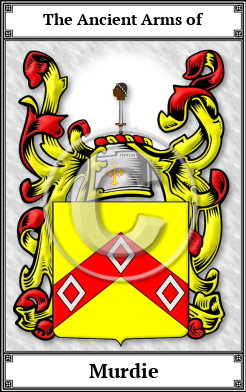 Murdie Family Crest Download (JPG)  Book Plated - 150 DPI