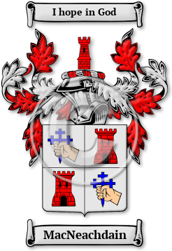 MacNeachdain Family Crest Download (jpg) Legacy Series - 150 DPI