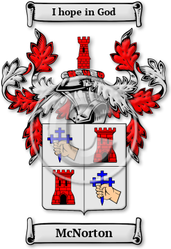 McNorton Family Crest Download (jpg) Legacy Series - 150 DPI