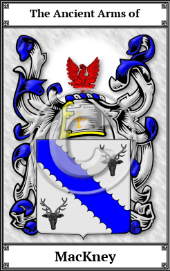 MacKney Family Crest Download (JPG)  Book Plated - 150 DPI