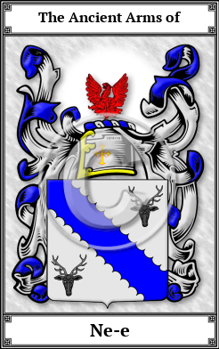 Ne-e Family Crest Download (JPG) Book Plated - 600 DPI