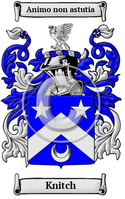 Knitch Family Crest/Coat of Arms
