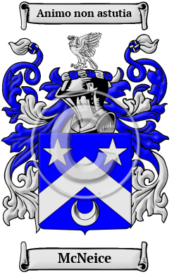 McNeice Family Crest Download (JPG) Heritage Series - 600 DPI