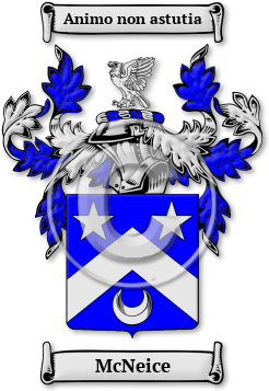 McNeice Family Crest Download (JPG) Legacy Series - 600 DPI