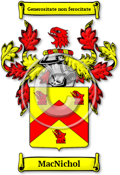 MacNichol Family Crest Download (jpg) Legacy Series - 150 DPI