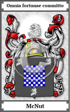 McNut Family Crest Download (JPG)  Book Plated - 150 DPI