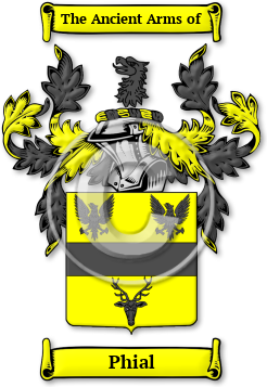 Phial Family Crest Download (JPG) Legacy Series - 600 DPI