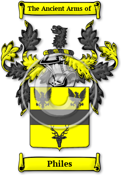 Philes Family Crest Download (JPG) Legacy Series - 600 DPI