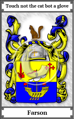 Farson Family Crest Download (JPG) Book Plated - 600 DPI