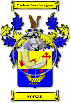Fersan Family Crest Download (jpg) Legacy Series - 150 DPI
