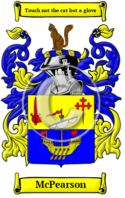 McPearson Family Crest/Coat of Arms