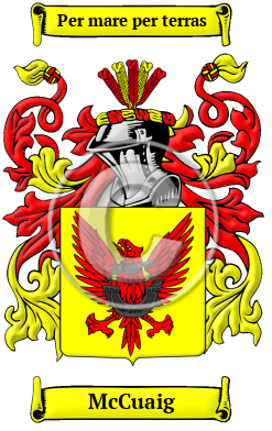 McCuaig Family Crest/Coat of Arms