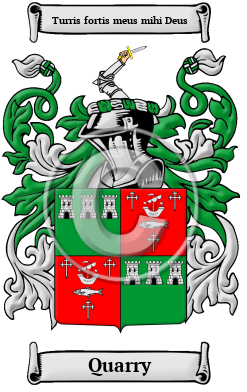 Quarry Family Crest Download (JPG) Heritage Series - 600 DPI