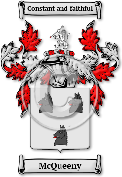 McQueeny Family Crest Download (jpg) Legacy Series - 150 DPI