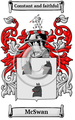 McSwan Family Crest Download (JPG) Heritage Series - 600 DPI
