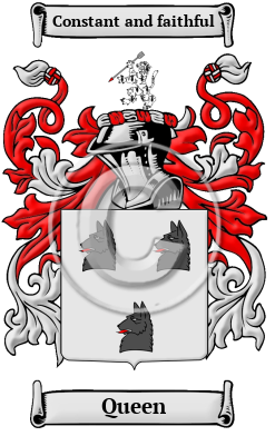 Queen Family Crest Download (JPG) Heritage Series - 600 DPI