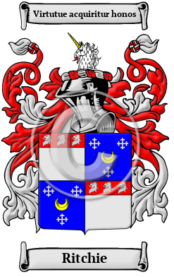 Ritchie Family Crest Download (JPG) Heritage Series - 600 DPI