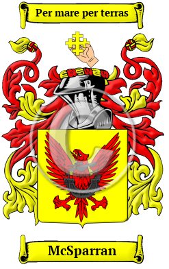McSparran Family Crest/Coat of Arms