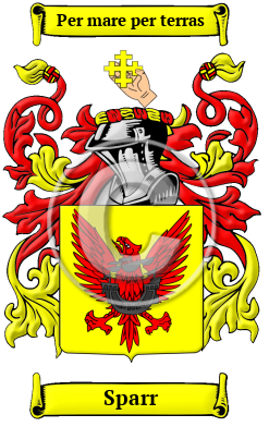 Sparr Family Crest Download (JPG) Heritage Series - 600 DPI