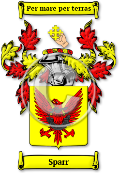 Sparr Family Crest Download (jpg) Legacy Series - 150 DPI