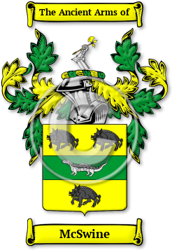 McSwine Family Crest Download (jpg) Legacy Series - 150 DPI