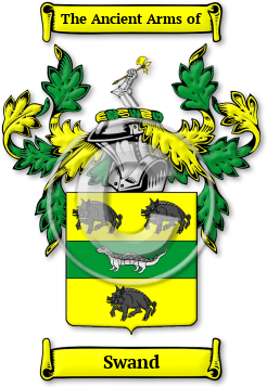Swand Family Crest Download (jpg) Legacy Series - 150 DPI