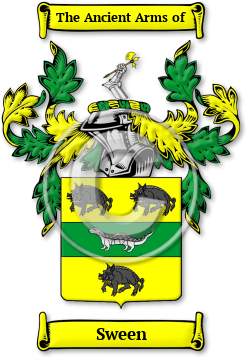 Sween Family Crest Download (JPG) Legacy Series - 600 DPI