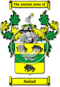 Swind Family Crest Download (jpg) Legacy Series - 150 DPI