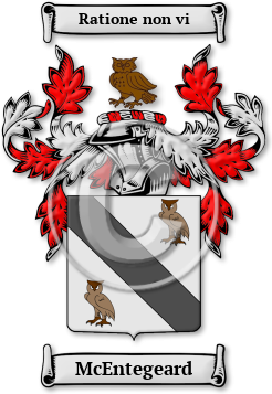 McEntegeard Family Crest Download (jpg) Legacy Series - 150 DPI