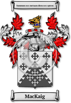MacKaig Family Crest Download (jpg) Legacy Series - 150 DPI