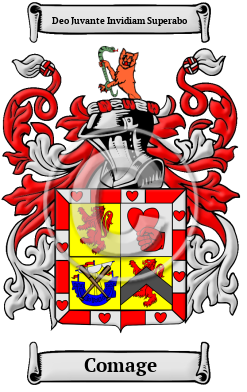 Comage Family Crest Download (JPG) Heritage Series - 600 DPI