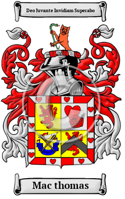 Mac thomas Family Crest Download (JPG) Heritage Series - 300 DPI
