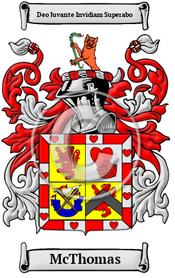 McThomas Family Crest Download (JPG) Heritage Series - 600 DPI