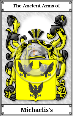 Michaelis's Family Crest Download (JPG)  Book Plated - 150 DPI