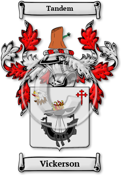 Vickerson Family Crest Download (jpg) Legacy Series - 150 DPI