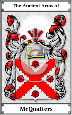 McQuatters Family Crest Download (JPG) Book Plated - 600 DPI