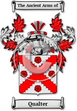 Qualter Family Crest Download (jpg) Legacy Series - 150 DPI